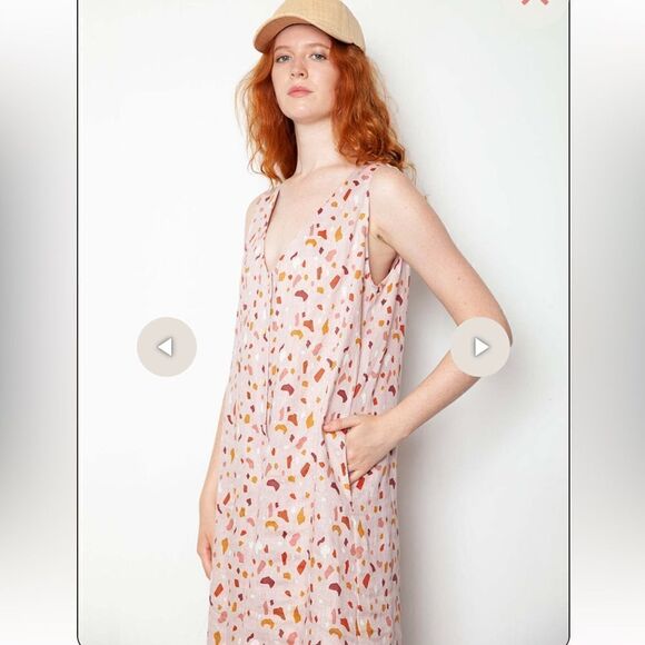 NWT MEG A jumpsuit pink palmer - Picture 3 of 6